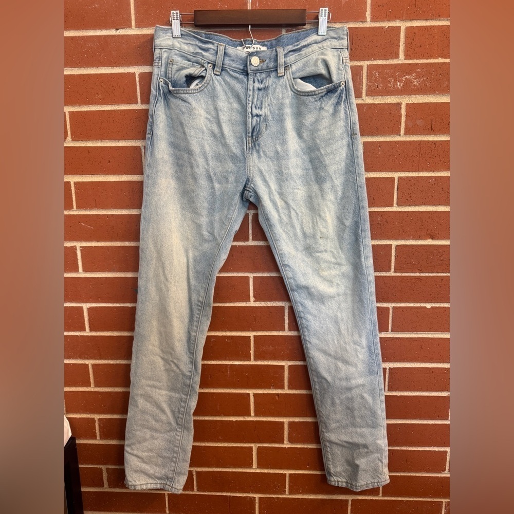 PacSun Slim Taper Jeans Men’s 30x32 Light Wash Denim Y2K Streetwear